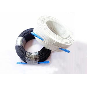 Ftth Indoor Optical Fiber Drop Cable Single Core 2 Core Flat Drop 10m 20m 30m