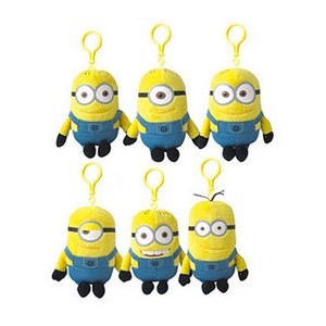 Buy cheap Despicable Me Minions Stuffed Animals Plush Toy Keychain Backpack Clip from wholesalers