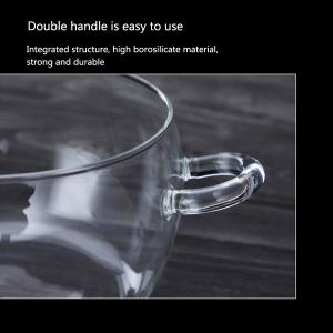 Soup Round Double Ears 1800ml Borosilicate Glass Pot