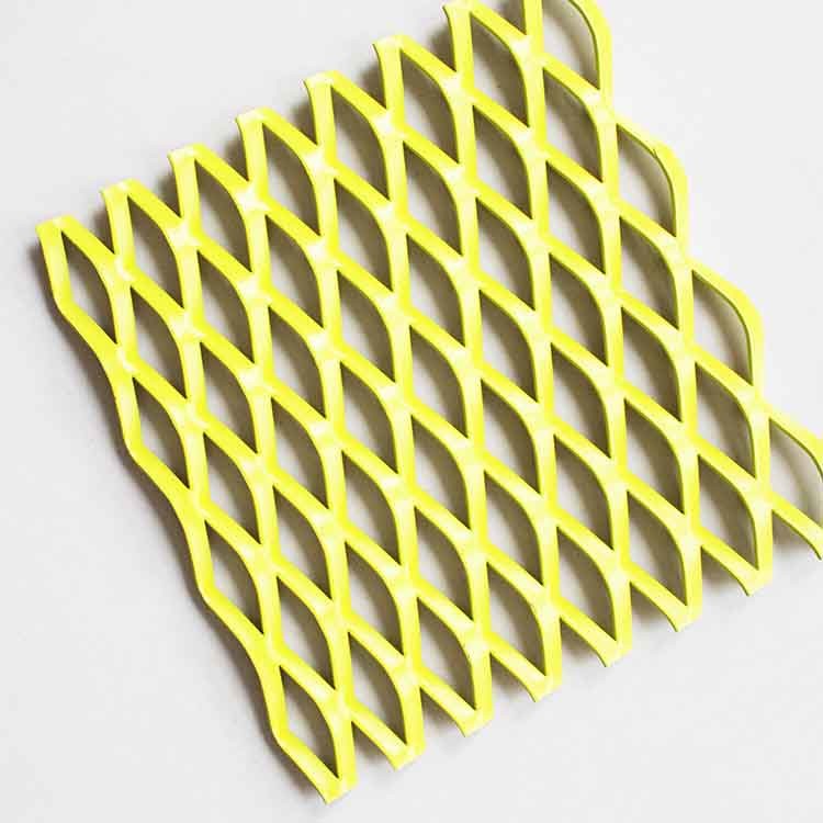 Buy cheap A3003 Colorful Powder coating Expanded Aluminum Mesh For Curtain Wall product