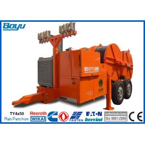 4X50 KN Hydraulic Tensioner Tension Stringing Equipment With 4 Bundle Conductors