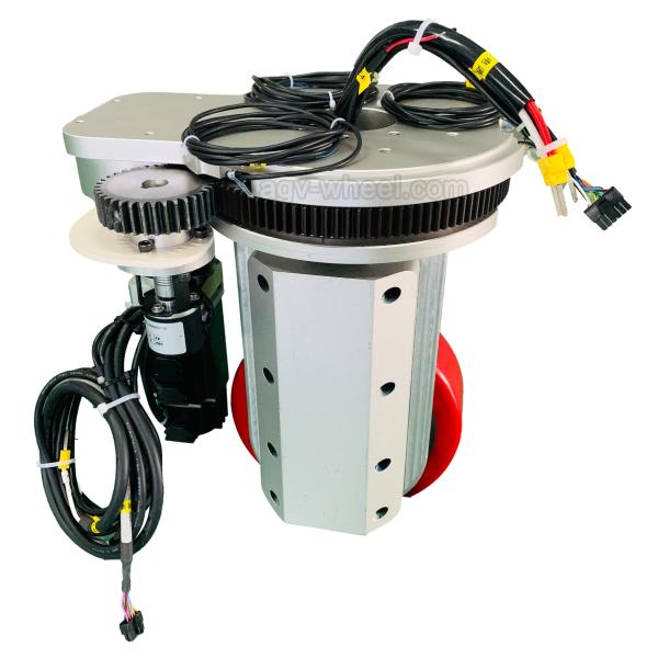 24V 1.5KW Vertical AGV Forklift Mecanum Wheels , Steering Large Mecanum Wheels