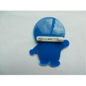 Buy cheap 2D/3D Cute Doraemon Shape Rubber PVC Label Pins Badges With Safety Clip For School Backpack Decoration from wholesalers