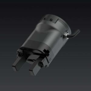 Robot Collaborative With Cooperative Parallel Electric Gripper PGC-140 As Cobot