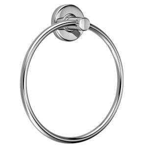 Grey Polished Chrome Hand Towel Holder Sus304 Circular Towel Rack