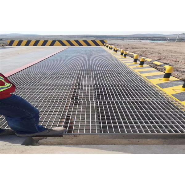 Quality Light Steel Bar Grating Galvanised Metal Channel Grating Silver for sale