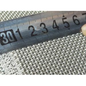 Window Mesh Stainless Steel Security Screen PVC Coated Flat Surface Multi -