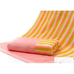 Buy cheap Customize Stripe Face Wash Towel Fashionable For Gym / Swimming from wholesalers