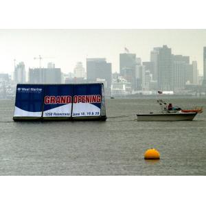 Buy cheap Water Billboard / outdoor Inflatable Advertising Billboard , Floating Billboard from wholesalers
