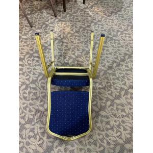 Function Hall Stackable Banquet Chair Iron Matel Moulded Foam