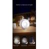 Buy cheap Portable Natural White Dia8cm 4000K USB Rechargeable Motion Sensor Light Moon Shape from wholesalers