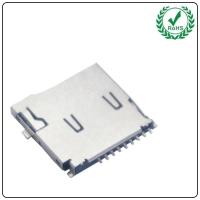 China Phone Pos Mini Sd Card Connector , 9pin 1.85H TF Push Push Memory Card Connector for sale
