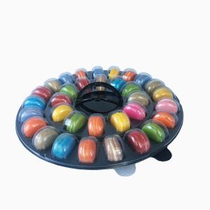Buy cheap 1mm PET Plastic Macaron Blister Packaging 33pcs Macaron Boxes With Window from wholesalers