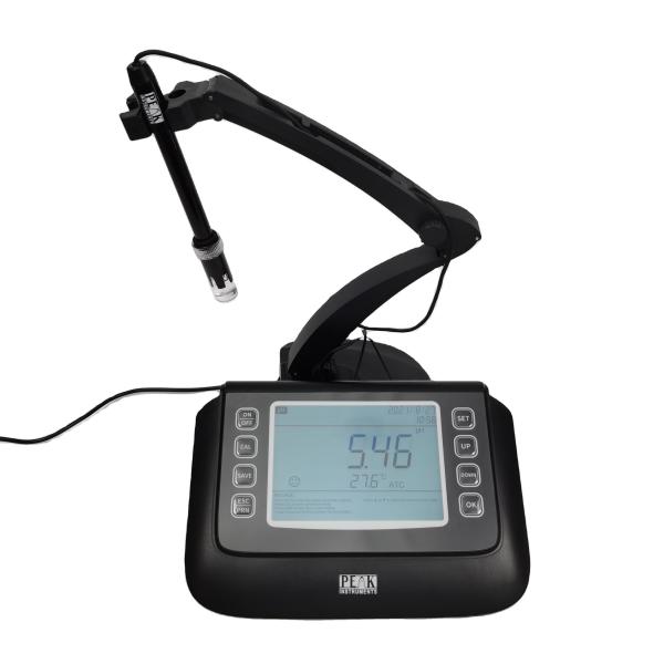 Accurate Calibration 3 Points Benchtop Water pH mV Meter with 6.5 Inch LCD