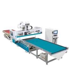 Buy cheap Production Line CNC Router Wood Working Automatic Loading And Unloading Nesting Machine For CNC Furniture Cabinet from wholesalers