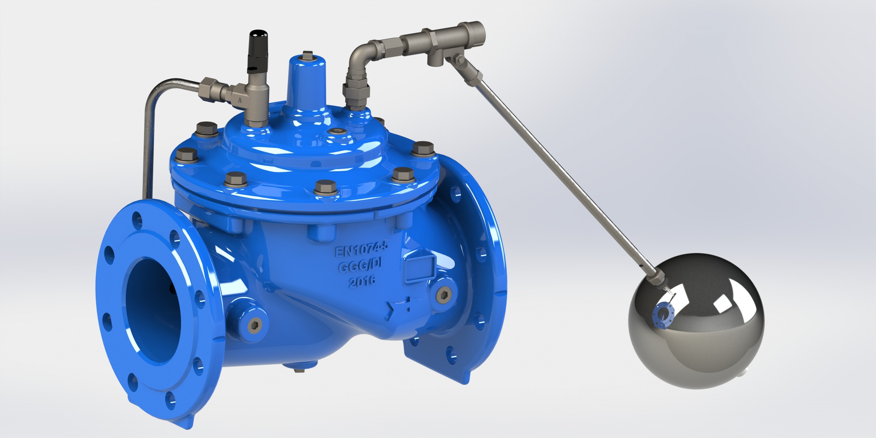 Buy cheap Modulating Remote Float Control Valve EPOXY Coated from wholesalers