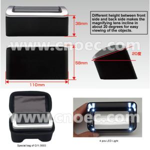 Buy cheap LED 5X  Mini Magnifier Handheld Microscope Zoom MagnifierG11.5003 from wholesalers