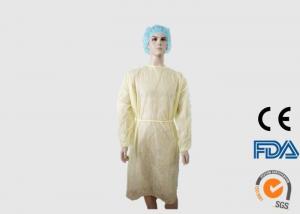China Non Toxic Disposable Medical Garments , Disposable Plastic Aprons For Hospital Visitors on sale