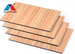 Buy cheap Wood Look PE Aluminum Composite Panel For Bathroom / Kitchen / Balcony from wholesalers