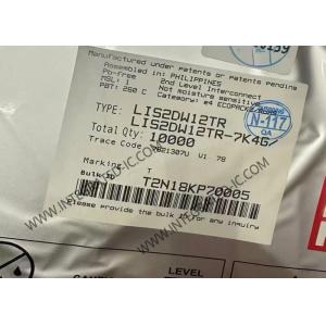 Buy cheap LIS2DW12TR High-Performance Ultralow-Power 3-Axis Accelerometer Sensor IC with 32-Level FIFO and 10000 g Shock Survivability from wholesalers