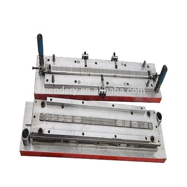 Quality Brazing Radiator Header Plate Die for 22x2mm Aluminum Flat Tube for sale