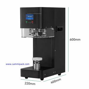 Buy cheap 2025 New Design Home & Commercial Semi-Automatic Pet Cans Sealing Machine 200ml 250ml 330ml 500ml Tin Can Seamer for Beverages from wholesalers