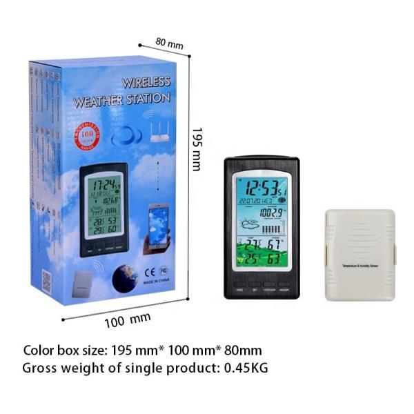 Buy cheap Wireless Weather Station With Precision Temperature And Humidity Meter from wholesalers