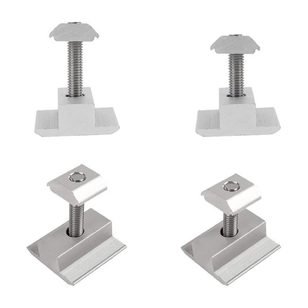 Buy cheap aluminum solar panel fixing clamps lightweight Corrosion Resistant from wholesalers