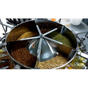 Buy cheap Nuts Scale Multihead Weigher 0.8L Dimple Pate With MCU Control System from wholesalers