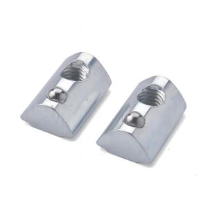 Buy cheap European Standard T-shaped Slider Nut Nickel Plated Elastic Steel Ball Nut Block product
