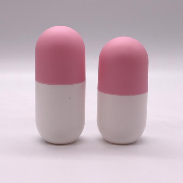 130ml HDPE Capsule Shape Bottle for Dietary Nutrition Supplement Featuring SCREW CAP