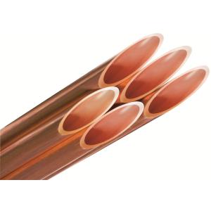Buy cheap Red Non Alloy Copper Pipe Straight washed Surface ISO45001 certificated product
