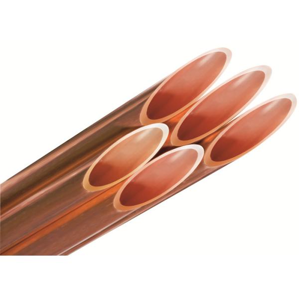 Quality Red Non Alloy Copper Pipe Straight washed Surface ISO45001 certificated for sale