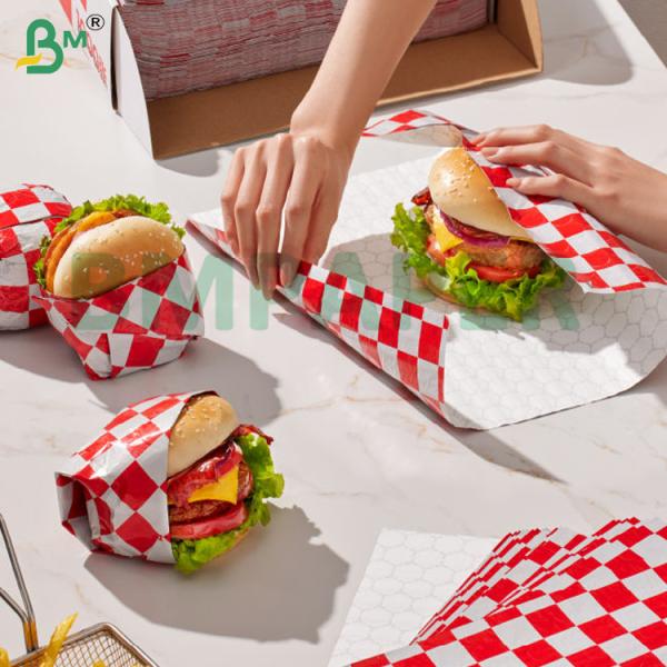 56gsm Food Garde Silver High-Temperature Resistant Aluminum - Coated Paper For Hamburger Packaging
