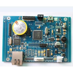 Double sided PCBA Board Electronics Components PCB Assembly Blue soldermask