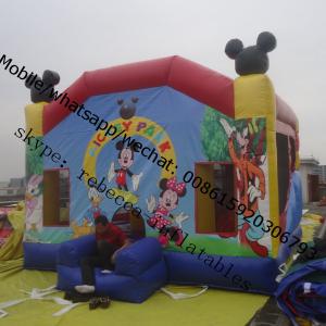 Buy cheap castle inflatable inflatable castle mickey mouse inflable castle from wholesalers