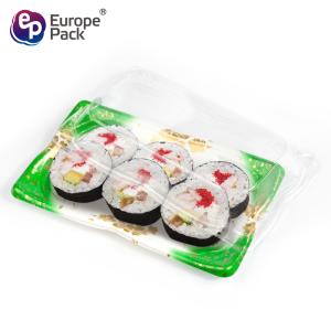 EPK new arrival food grade square disposable sushi lunch boxes