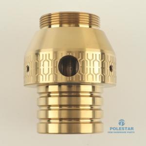 Buy cheap C36000 Nickel Plated Brass CNC Machined Showerhead Adapters Rapid Prototypes from wholesalers