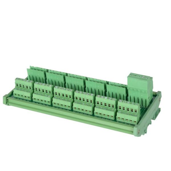 60 ways Terminal Blocks Connection Wiring Plate Distribution Board Din Rail