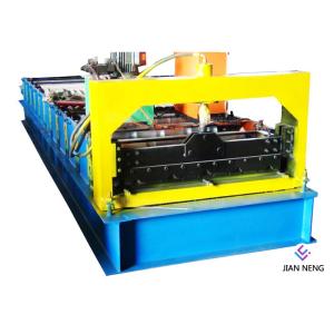 Buy cheap Galvanized Steel Crimping Roofing Sheet Roll Forming Machine With Cutter Blade from wholesalers