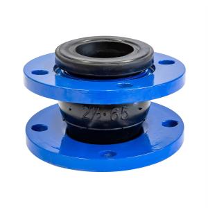 Carbon Steel Galvanized Flange Single Sphere EPDM Flexible Rubber Expansion