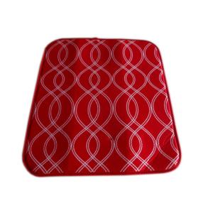 Buy cheap Stylish Modern Printed Dish Drying Mat , Red 16x18inch from wholesalers