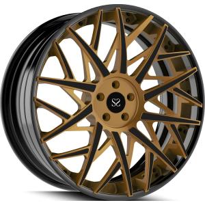 Buy cheap 22x10 Custom 3PC Forged Aluminum Alloy Rims Matt Bronze Face For RAM 1500 2022 from wholesalers