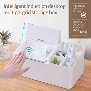 Buy cheap Portable Electronic Household Kitchen Induction Garbage Bin Automatic Sensor Mini Indoor Plastic Smart Trash Can from wholesalers