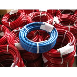 Buy cheap 15m Airless Paint Sprayer Hose 3300psi 1/4in-38/in with blue and red color from wholesalers