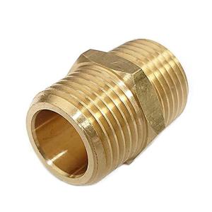 Buy cheap 3/4 NPT Brass Tube Fitting Hex Nipple Male Pipe Adapter from wholesalers