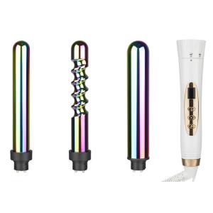CETL Interchangeable Curling Iron Set , Ceramic 3 In One Curling Iron
