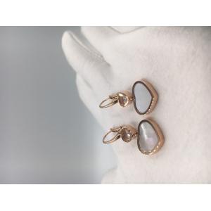 Buy cheap Chopard Happy Hearts earring 18k pink gold with diamond and mother-of-pearl from wholesalers