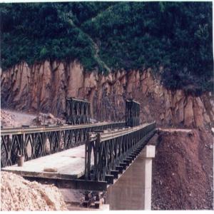 Buy cheap Width 3.2m Temporary Bailey Bridge 3048mm X 1448mm Galvanized Steel Panel from wholesalers