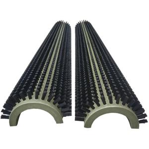 Split Cylinder Roller Brush For Cleaning And Polishing